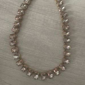 Blush pink Jcrew statement necklace